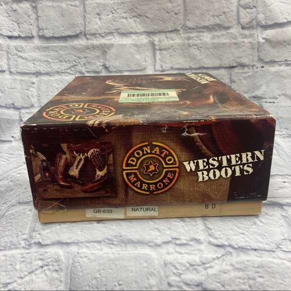 Donato Marrone Cowboy Ankle Boots Men’s Size 8D - Picture 14 of 14